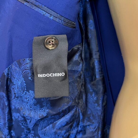Indochino Men's Blue Wool Custom Fit Blazer Jacket - NWT - Picture 5 of 7